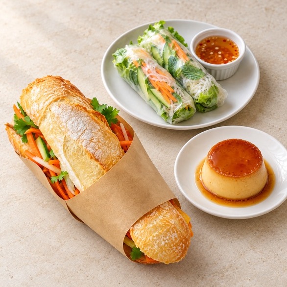 BANH MI WITH STARTER OR DESSERT